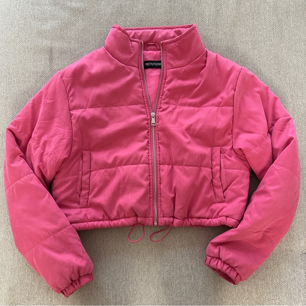 Hot Pink Puffer Jacket
